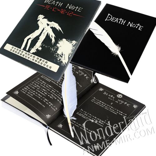 Аниме блокнот Тетрадь смерти в кожаной обложке - каноничная / Death Note